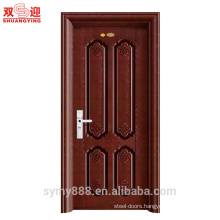 Steel interior door for house galvanized sheet wooden door design